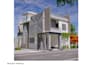design a modern 3d front elevation and 2d floor plan